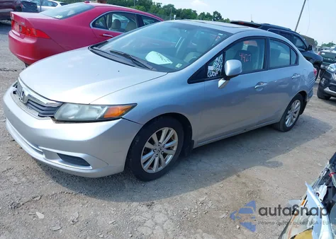 2012 Honda Civic Ex from USA, damaged, VIN 19XFB2F80CE351905